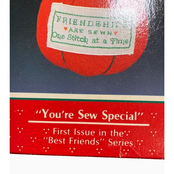 Enesco 1990 You're Sew Special Ornament First In Best Friends Series Limited Edi - Picture 3 of 16